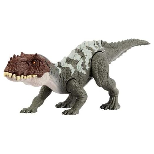 Mattel Jurassic World Strike Attack Dinosaur Toy, Prestosuchus Action Figure with Movable Joints & Single-Strike Motion