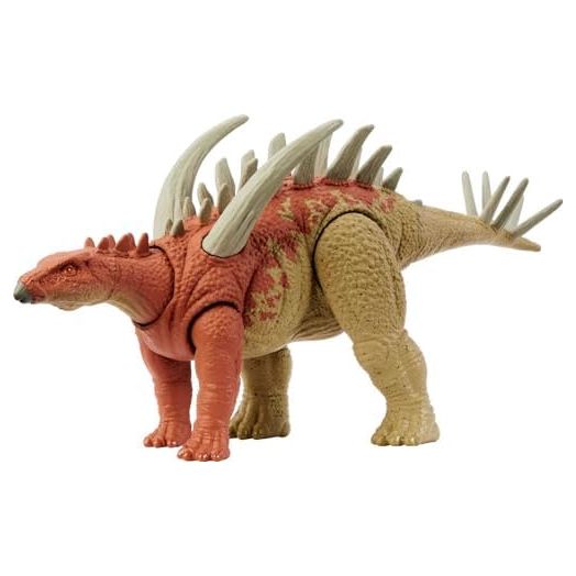 Mattel Jurassic World Strike Attack Dinosaur Toy, Gigantspinosaurus Action Figure with Movable Joints & Strike Motion