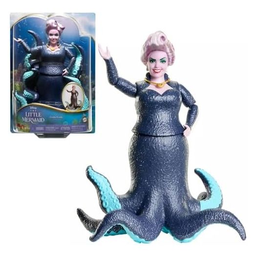Mattel Disney the Little Mermaid, Ursula Fashion Doll and Accessory, Toys Inspired by Disney's the Little Mermaid