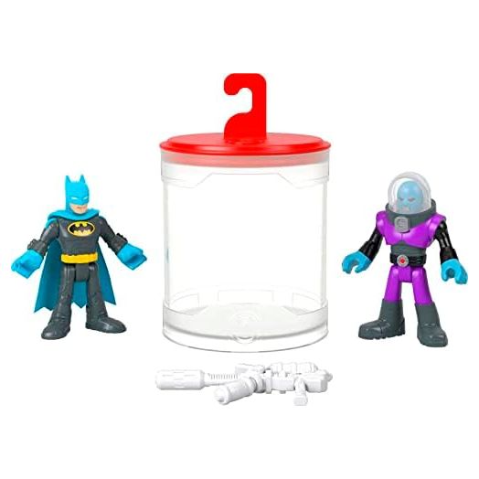Fisher-Price Imaginext DC Super Friends Batman Toys, Color Changers Figure Set, Batman & Mr. Freeze for Preschool Kids Ages 3+ Years