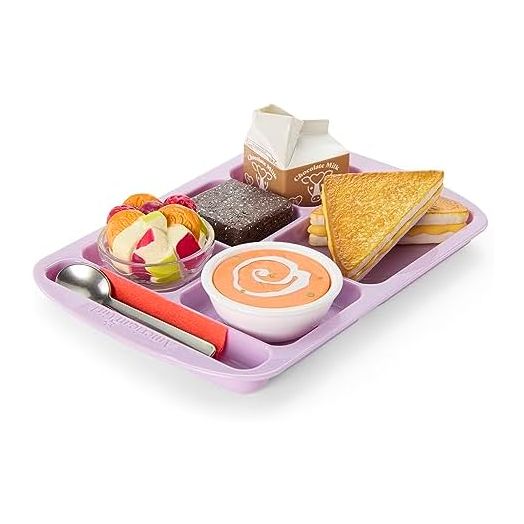 American Girl Truly Me 18-inch Doll Hungry for Hot Lunch Playset with Sandwich, Soup, Fruit, and Brownie, For Ages 6+