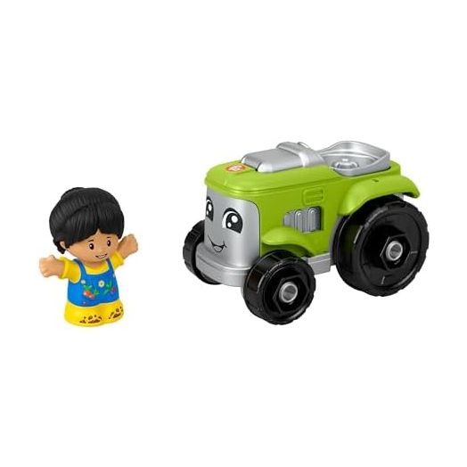 Little People Fisher-Price Toddler Toy Tractor and Farmer Character Figure for Preschool Play Ages 1+ Years