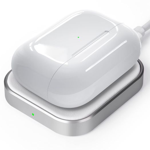 Airpods Pro Charger, Wireless Charger for AirPods Pro 2, AirPods Pro 1, AirPods 3, AirPods 2, AirPods Wireless Charging Station (No AirPods Included) White
