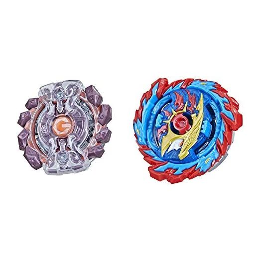 BEYBLADE Burst Surge Speedstorm Mirage Helios H6 and Gaianon G6 Spinning Top Dual Pack, 2 Battling Game Top Toy