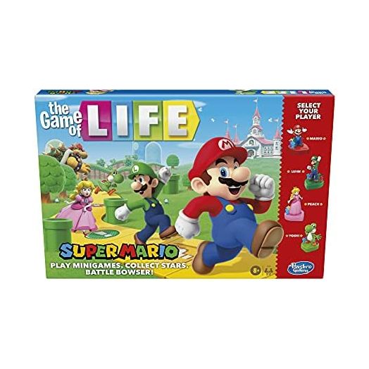 Hasbro Gaming The Game of Life: Super Mario Edition Board Game