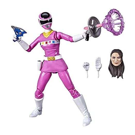 Power Rangers Lightning Collection in Space Pink Ranger 6-Inch Premium Collectible Action Figure Toy with Accessories, Kids Ages 4 and Up