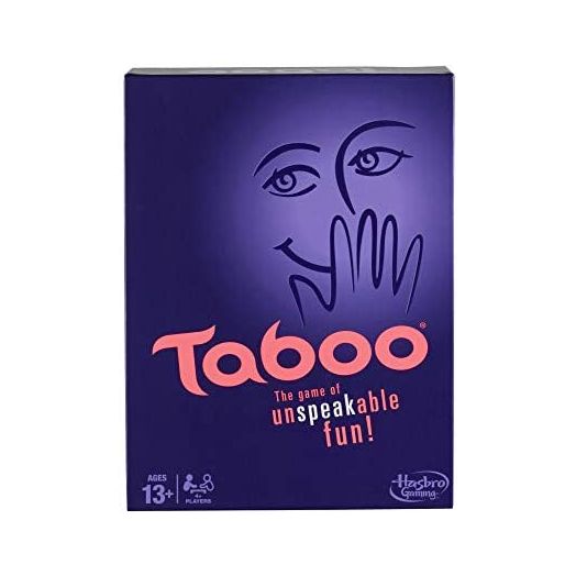 Hasbro Gaming Taboo Board Game, Guessing Game for Families and Kids Ages 13 and Up, 4 or More Players