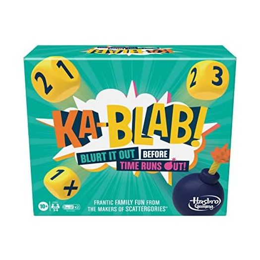 Hasbro Gaming Ka-Blab! Game for Families, Teens and Kids Ages 10 and Up, Family-Friendly Party Game for 2-6 Players, from The Makers of Scattergories