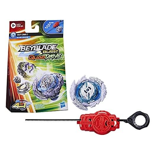 BEYBLADE Burst QuadDrive Guilty Lúinor L7 Spinning Top Starter Pack with Launcher