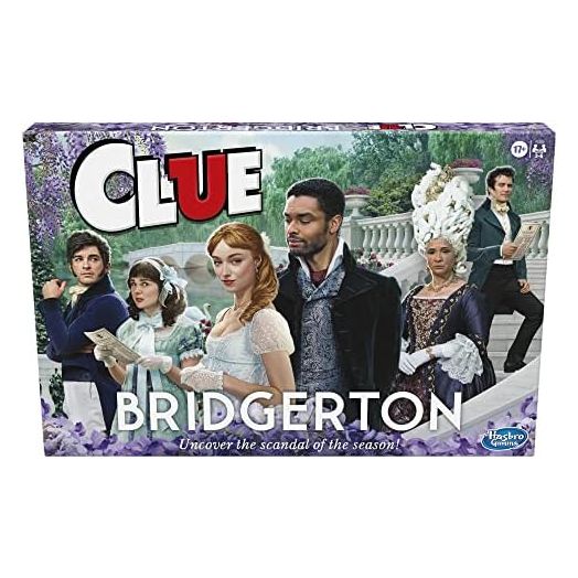 Hasbro Gaming Clue: Bridgerton Edition-BoardGame for Ages 17+Game for Bridgerton Fans for 3-6 Players