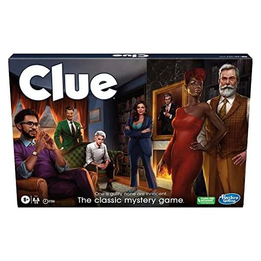 Hasbro Gaming Clue Board Game for Kids Ages 8 and Up, Reimagined Clue Game for 2-6 Players, Mystery Games, Detective Games, Family Games for Kids and Adults