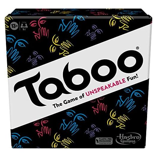 Hasbro Gaming Taboo Classic Game, Party Word Guessing Game for Adults and Teens, Board Game for 4+ Players Ages 13 and Up