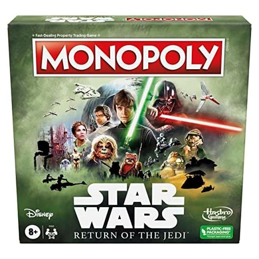 Hasbro Gaming Monopoly: Star Wars Return of The Jedi Board Game for 2-6 Players, Inspired by Return of The Jedi Movie