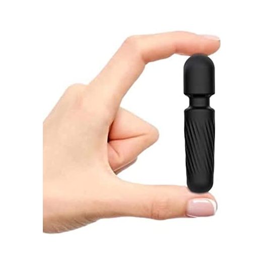 Mini Massager - Handheld Massager – Cordless Mini Massager – Ergonomic Mini Massager for Muscle Tension and Pain Relief – Waterproof Silicone – Quiet Mini Massager