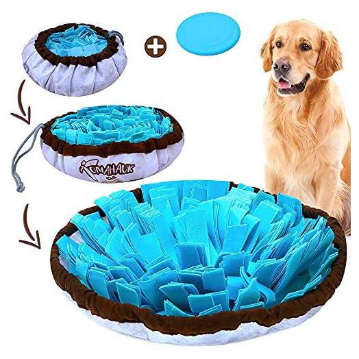 TOMAHAUK Snuffle Mat for Dogs – Interactive Feed Game/Dog Puzzle Toy That Helps with Stress Relief, Foraging Skills, Brain Stimulation and Boredom