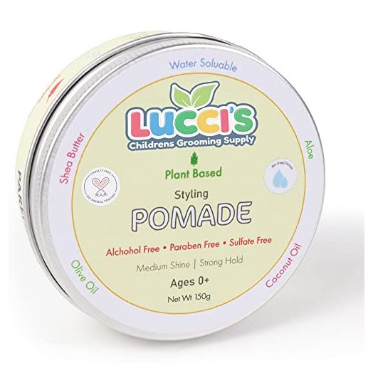 Lucci’s Childrens Grooming Supply Baby Hair Gel, 5oz Plant-Based Styling Pomade