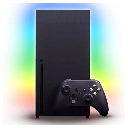 LightBox RGB Led Strip for Xbox Series X/S/One Console, PS5. 12 Colors 366 Effects, Decoration Accessories Waterproof Flexible Tape Light Strip Kit for Xbox Series X & S with Mini Dream-Color Controller