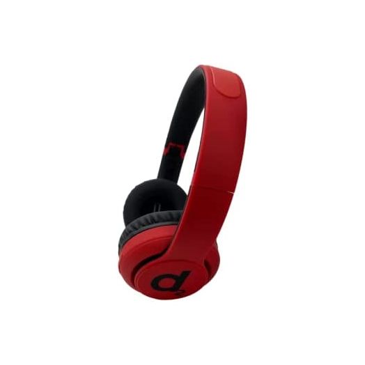 D2 Bluetooth Wireless On-Ear Headphones with Mic (Red)