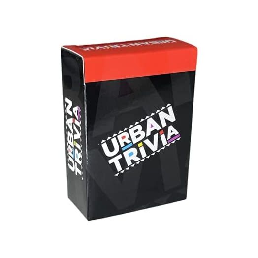 Urban Trivia Game, Black Trivia Card Game