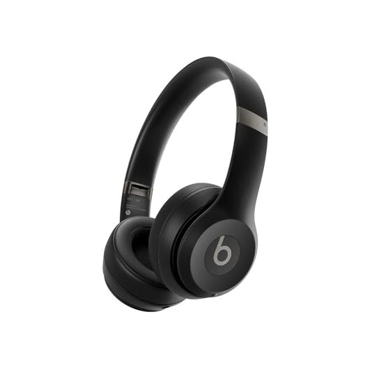 Beats Solo 4 - Wireless Bluetooth On-Ear Headphones, Apple & Android Compatible, Up to 50 hours of Battery Life - Matte Black