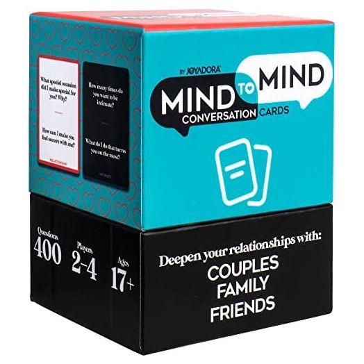 400 Questions for Couples, Family, Friends - Conversation Cards for Relationship Building - Intimate Date Night or Fun Family Activity for Adults - Deep, Intimacy Deck - Card Game to Start Talking