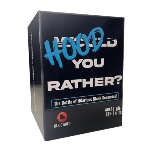 Doin' The Most - Hood You Rather: Urban Black Culture Party. Games for Adults with an Unforgettable Hood Spin on Fun Card Game for Game Night. 200 Mind-Blowing Cards. Ages 17+