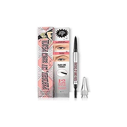 Benefit Precisely My Brow Pencil Ultra Fine Brow Defining Pencil, 3 - Warm light brown, 1 Count