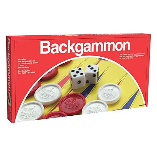 Pressman Backgammon The Classic Game of Chance and Skill That Has Been Fascinating Gamesters for Over 3,000 Years ,5"