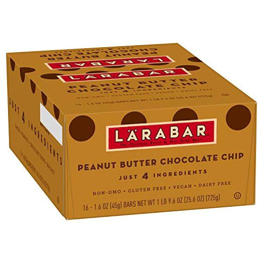 Larabar Snack Bar, Peanut Butter Chocolate Chip, 16 ct
