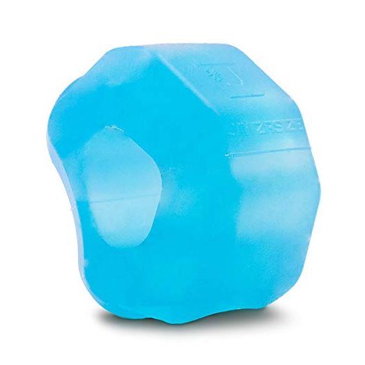Jawzrsize Pop 'N Go Jaw, Face, and Neck Exerciser - Define Your Jawline, Slim and Tone Your Face, Look Younger and Healthier - Helps Reduce Stress and Cravings - Facial Exerciser (Beginner Blue)