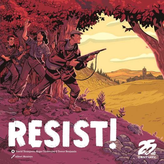 Resist! , Solo Only Historical War Themed Card Strategy Game - 25th Century Games