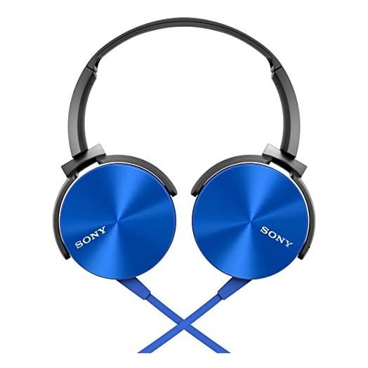 Sony MDRXB450AP Extra Bass Smartphone Headset (Blue)