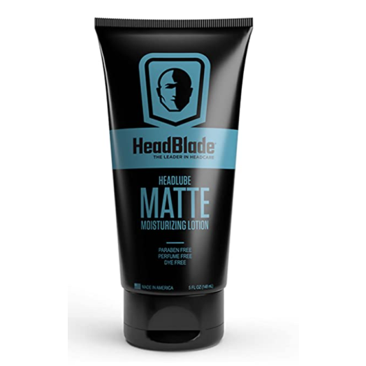 HeadBlade HeadLube Matte Aftershave Moisturizer Lotion for Men (5 oz) - Leaves Head Smoothe and Grease-Free