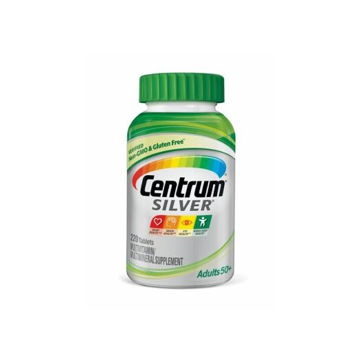 Centrum Silver Adult 50+ Multivitamin Tablets, 220 Ct
