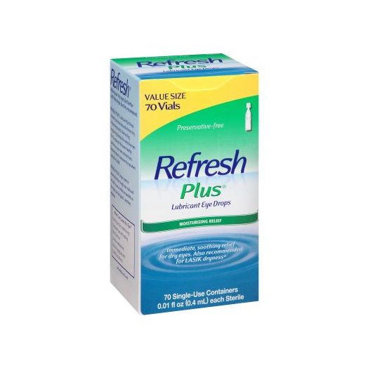 Refresh Plus Lubricant Eye Drops 70-0.01 fl. oz. Tubes