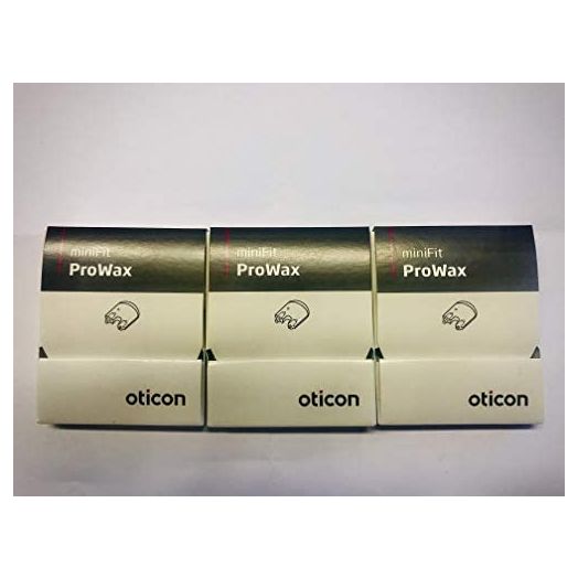 ;Genuine Oticon ProWax MiniFit Replacement Wax Filters (3 Packs- 18 Filters)
