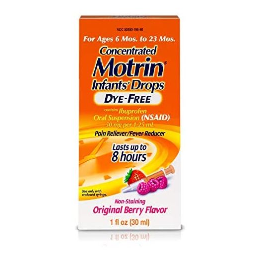 Infants' Motrin Concentrated Liquid Medicine Drops with Ibuprofen, Berry, 1 fl. oz