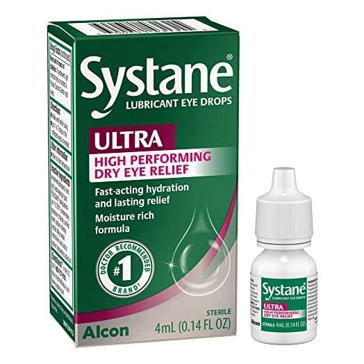 Systane Ultra Lubricant Eye Drops,0.14 Fl Oz (Pack of 1)