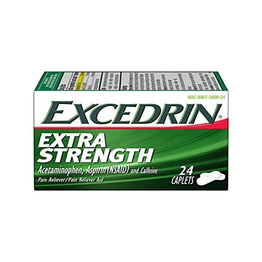 Excedrin Extra Strength Pain Relief Caplets - Headache Relief - 24 Count
