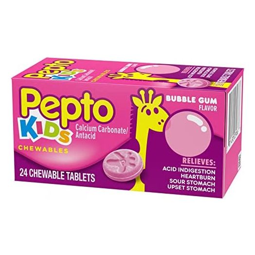 Pepto-Bismol Pepto-Bismol Children Chewable Tablets, Bubble Gum Flavor 24 tabs