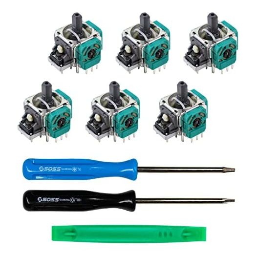 SOSS GAMING 2022 Genuine Analog Joysticks Repair Kit for Xbox One - Fixes Stick Drift, Broken, and Loose Joysticks on Regular, S, and Elite Series 1 Controllers