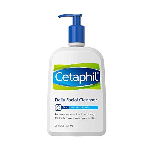 Face Wash by CETAPHIL, Daily Facial Cleanser for Sensitive, Combination to Oily Skin, 20 oz, Gentle Foaming, Soap Free, Hypoallergenic