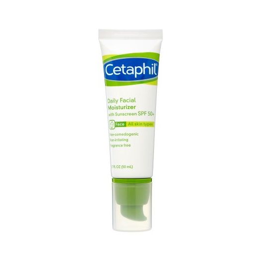 Cetaphil Daily Face Moisturizer, 1.7 fl oz, SPF 50+ (All Skin Types)