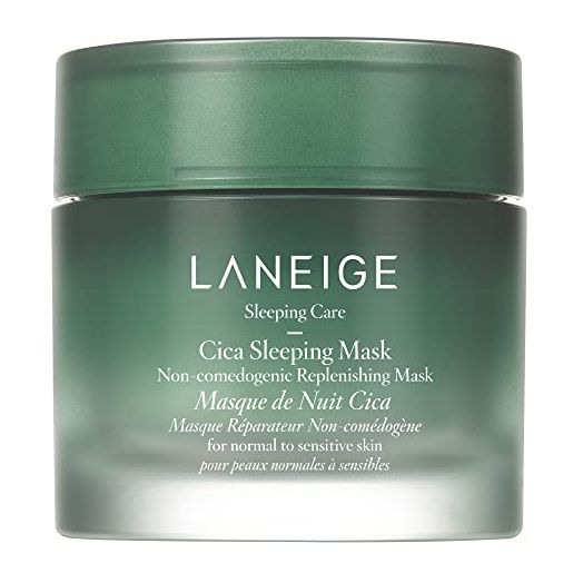 LANEIGE Hypoallergenic Cica Sleeping Mask: Hydrate, Nourish, and Soothe Stressed Skin, 2.0 fl. oz.(Packing may vary)