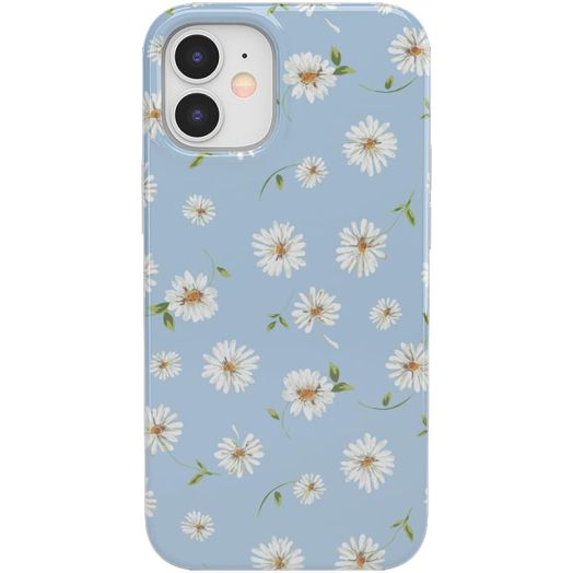 Casely iPhone 11 Case | Daisy Daydream Baby Blue Floral Hard Shell Phone Case