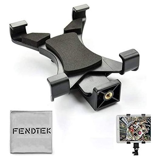 FendTek Universal Tablet Tripod Mount for iPad, iPad Air, Air 2,iPad Mini,Samsung Galaxy Tab, and Many More Tablets. Plus Microfiber Cleaning Cloth
