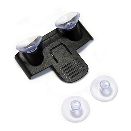 Ramtech Electronics Ramtech Car Windshield Mount Holder Replacement Kit for Valentine One V1 Gen2 Radar Laser Detector (Cradle + 4 Suction Cups) - WMV2K, black