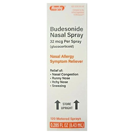 BUDESONIDE Nasal Spray, Budesonide (glucocorticoid) 32 mcg Per Spray, 8.43ML 120 Sprays