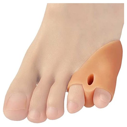 Chiroplax Tailor's Bunion Corrector Pads Bunionette Pain Relief Pinky Toe Separator Cushion Splint Protector Shield Spacer Cover Guard (4 Pads, Shims - Size Regular)