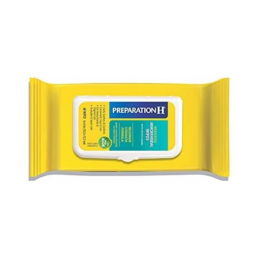 Preparation H Totables Hemorrhoid Flushable Wipes with Witch Hazel for Skin Irritation Relief - 48 Count